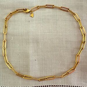 The Fete - Gold- filled chunky chain necklace 16”